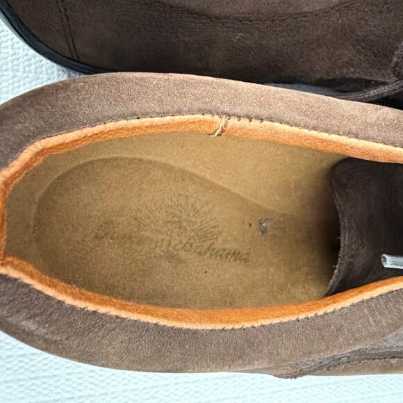 Tommy Bahama Shoes Mens Sz 11 Oxford Brown Leather Driving Made in Spain Lace Up - Picture 6 of 9